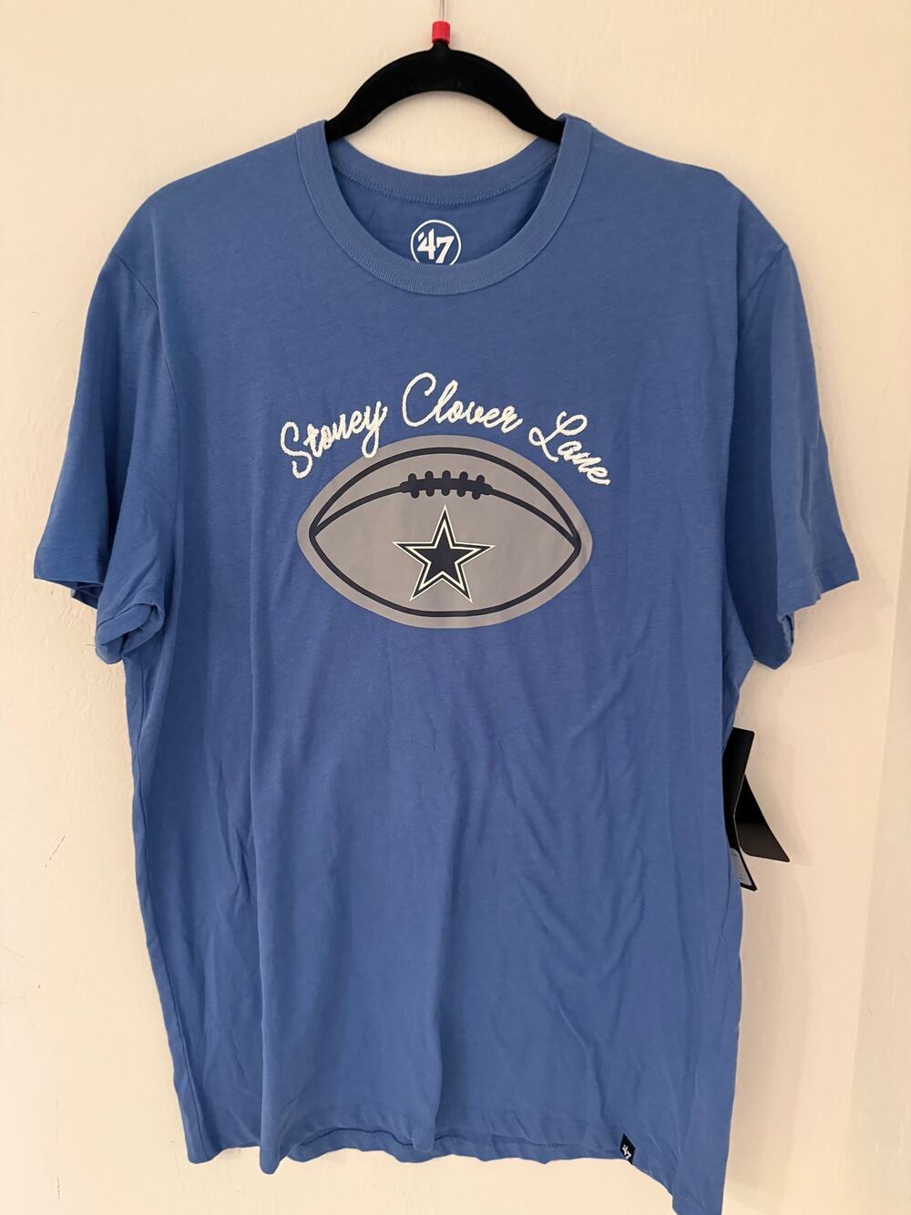 Dallas Cowboys 47 Brand Stoney Clover Lane Men's T Shirt Size Large NWT $50